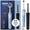 Elektrická zubná kefka Oral-B Vitality ProD103 čierna a modrá Dvojbalenie