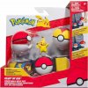 Jazwares Pokémon Clip N Go PokéBall Level Ball Pikachu s páskem