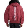 Alpha Industries 45P Hooded Custom zimná bunda burgundy Farba: bordová, Veľkosť: 3XL