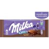 Milka čokoláda Oreo Choco mliečna, náplň kakao a sušienky 100 g