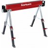 FORTUM Pracovný skladací podstavec oceľový nosnosť 590kg nastaviteľná výška 615-82cm
