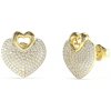 Guess trblietavé srdiečkové náušnice Crazy In Love JUBE05213JWYGT/U