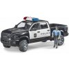 Bruder 2505 Policajné auto RAM s policajtom