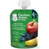 Gerber Organic vrecko jablko banán borůvka a ostružina 90 g
