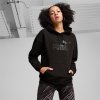 Puma dámska s kapucňou s potlačou 681492 čierna