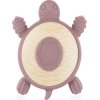 ZOPA Silikónové drevené hryzátko Turtle, Old Pink