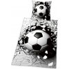 HERDING Obliečky 3D Efekt Futbalová lopta Bavlna, 140/200, 70/90 cm