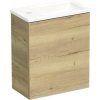 Umývadlo so skrinkou do kúpeľne Intedoor TRENTA 42 cm dub halifax prírodná TRE 42 1D P PU 80
