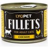 LYOPET Kuracie filety pre mačky 170 g