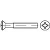 TOOLCRAFT TO-6863424 skrutky so zápustnou šošovkovou hlavou M3 10 mm krížová dražka Philips DIN 966 ocel pozinkované 2000 ks; TO-6863424