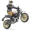 Bruder 63051 Ducati Scrambler Desert Sled s figúrkou motorkára