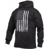 ROTHCO mikina CONCEALED CARRY s kapucňou US vlajka ČIERNA veľ.5XL