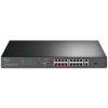 TP-Link TL-SL1218P Switch 16x 10/100Mbps PoE+ 2x GLAN 1x SFP 19
