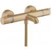 Hansgrohe Ecostat Comfort - Termostatická vaňová batéria, kefovaný bronz - 13114140