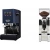 Gaggia New Classic E24 BC, blue + Eureka Mignon XL, CR chrome