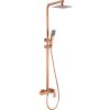 Imex BDP048/ORC PISA duálny sprchový systém kartáčované ružové zlato