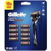 Gillette Fusion5 ProGlide + 10 ks hlavic