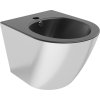 Mexen Lena bidet závesný, čierny mat/strieborný - 35224874