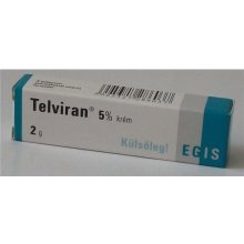 Telviran 5 % crm.der.1 x 2 g