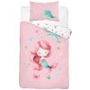 DETEXPOL Obliečky do postieľky Morská Víla ružová Bavlna, 100/135, 40/60 cm