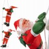 Ruhhy 22502 Vianočné dekorácie Santa Claus na lane 100 cm