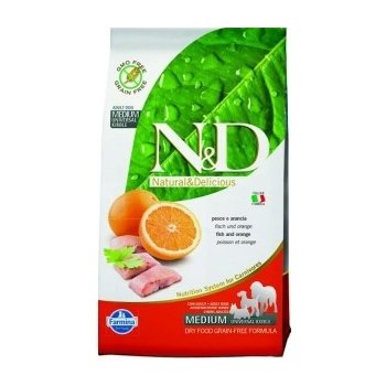 N&D Grain Free Dog Adult Fish & Orange 12 kg