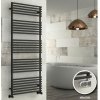 Cordivari Gloria 22 - Radiátor elektrický s ECO termostatom 1150x580 mm, čierna matná 3581660050037