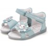 D.D.Step Kožené flexibilné sandále G075 flower - sky blue Veľkosť-obuvi: 21