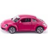Siku Blister VW Beetle ružový s nálepkami 1:55