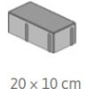 ABW Topline 20x10x8 cm zámková dlažba, Farby piesková