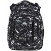 Školský ruksak s viacerými priehradkami Back Up čierny, viacfarebný 24 l