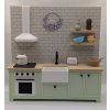 Kuchynský nábytok do domčeka pre bábiky a myšiek – MINI Kuchynská súprava