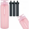 Filtračná fľaša Wessper ActiveMax Clarti Glass 0,68 l ružová