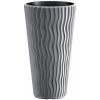 Prosperplast Kvetinac SANDY Slim 400 sivá