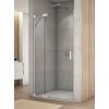 RONAL CADURA WHITE CA13 90cm ľavé dvere do niky alebo do kombinácie / sprchový kút rohový, profil biely - 68 – sklo sieťotlač Shade