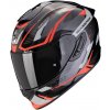 SCORPION prilba EXO-1400 EVO II AIR Accord grey/red - XL