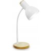 Platinet | Stolná lampa MARMA 1xE27/60W/230V biela/kaučukovník | PL0600