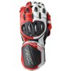 Kožené rukavice RST Pro Series GP D3O červené/bílé vel. 10