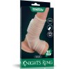 LoveToy Vibrating Wave Knights Ring with Scrotum Sleeve