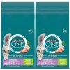 Purina One Sesitive krmivo s morčacím mäsom a ryžou pre dospelé mačky 2x9,75 kg