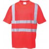 Portwest tričko S478 Hi-Vis krátký rukáv reflexní Červená L