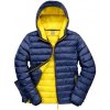 Mens Snow Bird Hooded Jacket , black/lime, S Farba: navy/yellow, Velkost: 3XL