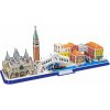 CubicFun 3D puzzle CityLine panorama: Benátky 126 dielikov