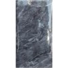 HARAHU Samolepiaca Lesklá Tapeta Čierny Mramor 10ks 60x30 cm