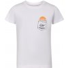 Alpine Pro Sumeko Detské bavlnené tričko KTSE513 biela 104-110