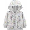 CARTER'S Mikina s kapucňou Grey Dino dievča 18m