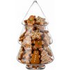 Springos CA1458 SKLENENÁ NÁDOBA VIANOČNÝ STROMČEK 13 X 25 CM