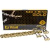 PROX REŤAZ 520 X-RING GOLD 120 ČLANKOV zlatý (OTVORENY + ROZOBERATEĽNA SPOJKA) (37,8KN)