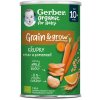 GERBER Organic chrumky s mrkvou a pomarančom 35 g