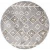 Najkoberce BOHO L228C tmavosivý / béžový kruh 200 cm kruh